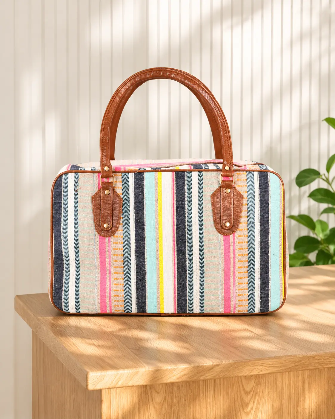 Vintage Satrangi Travel Bag