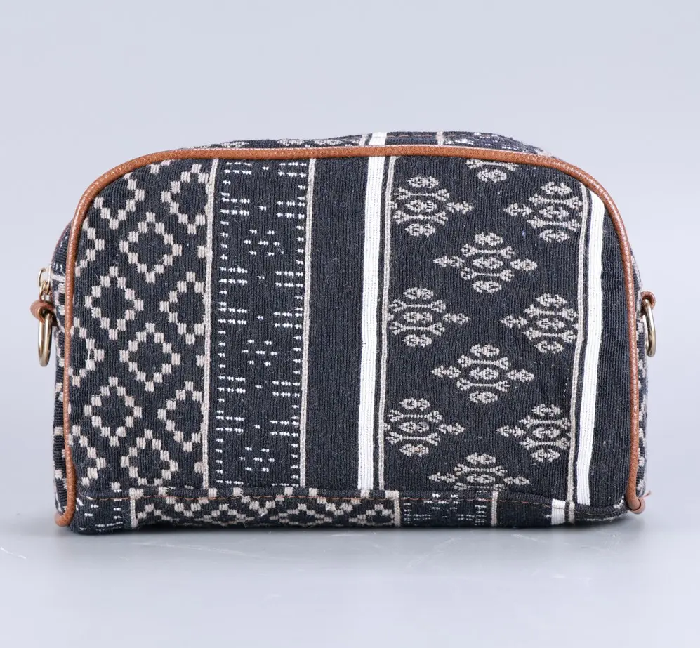 Vintage Beige Abstract Boxy Sling