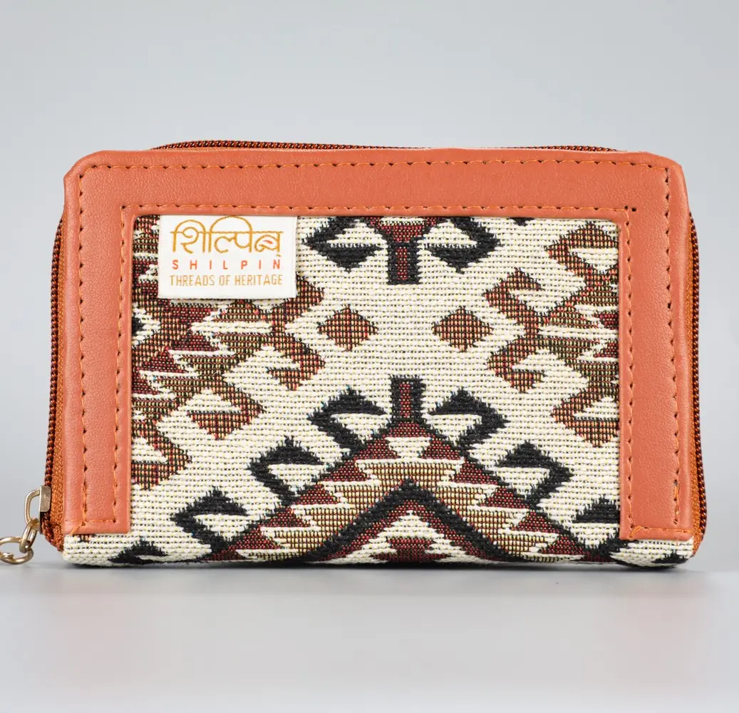Vintage Tribal Triangle Mini Wallet