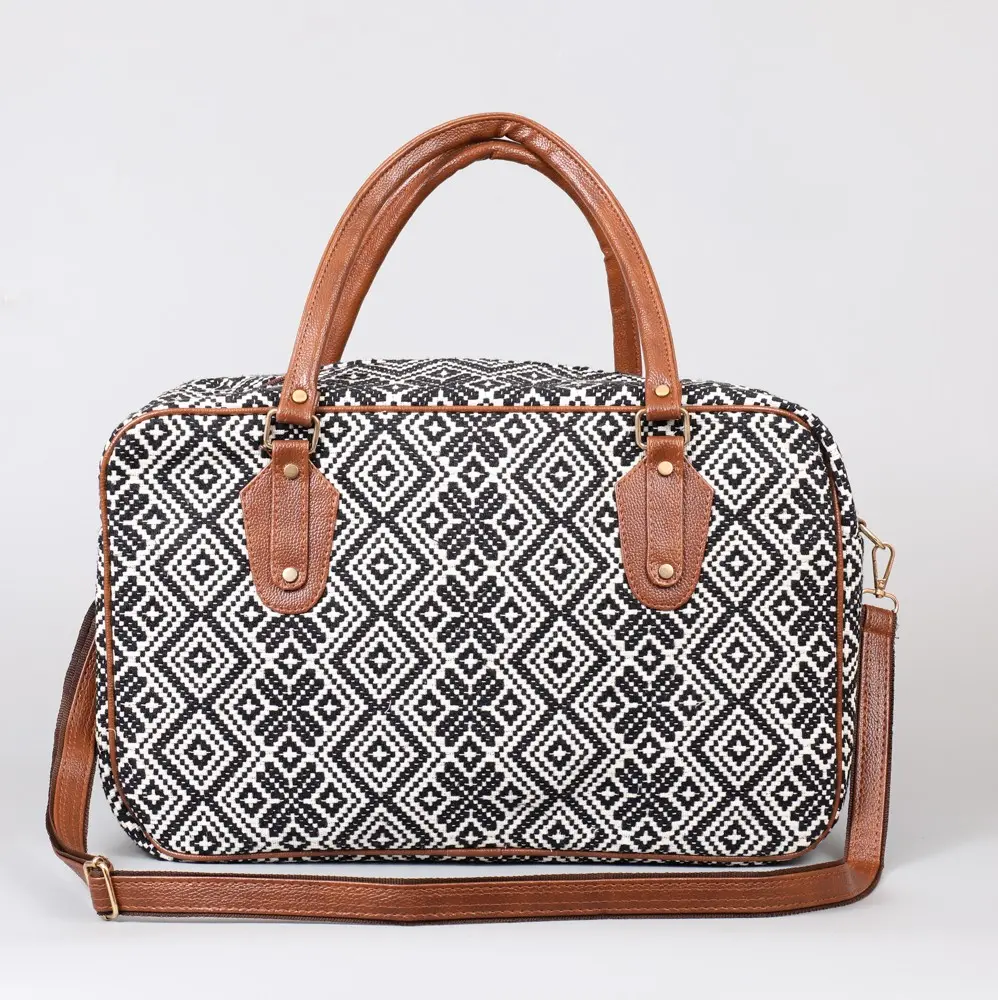Vintage Double Diamond Travel Bag