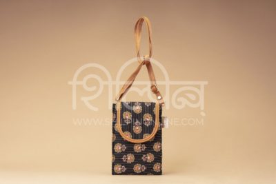 Black BeRe Marigold Jaipur Mobile Sling Bag