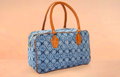 Royal Greek Blue Jaipur Travel Bag-new2
