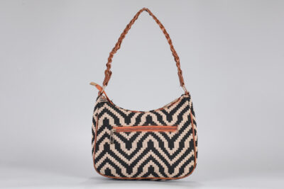 Vintage Zigzag Baguette Sling Bag