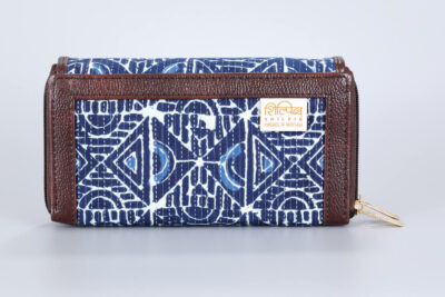 Geometric Jaipur Double Zipped Wallet