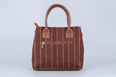 Jute Rust Classic Handbag