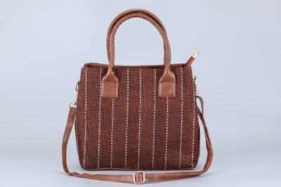 Jute Rust Classic Handbag