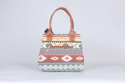 Vintage Brown Stripe Classic Handbag