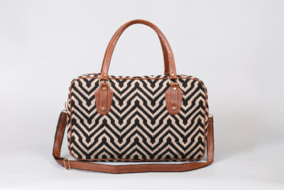 Vintage Zigzag Travel Bag