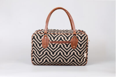 Vintage Zigzag Travel Bag