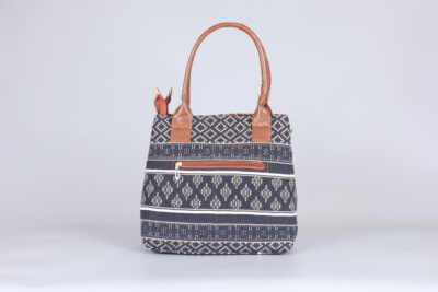 Vintage Abstract Beige Classic Handbag