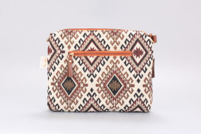 Vintage Tribal Triangles Messenger Sling Bag