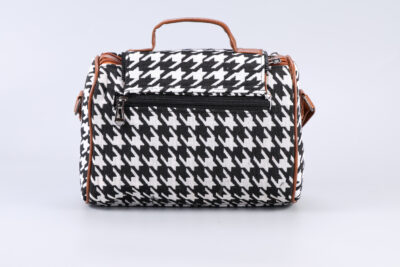 Vintage Monochrome Duffle Sling Bag