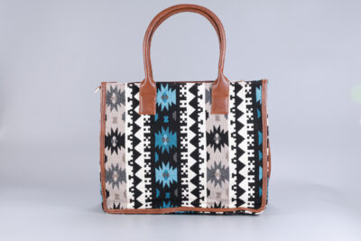 Vintage Blue Stripes Timeless Tote