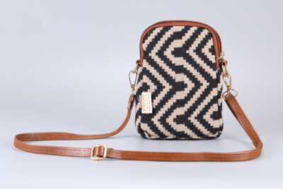 Vintage Zigzag Mobile Sling Bag