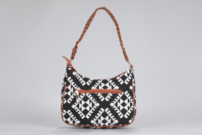 Vintage Charcoal Hues Baguette Sling Bag