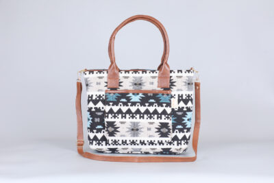 Vintage Blue Stripes Perfect Tote Bag