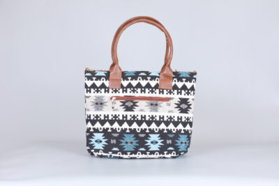 Vintage Blue Stripes Perfect Tote Bag