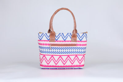 Vintage White Neon Pink Perfect Tote Bag