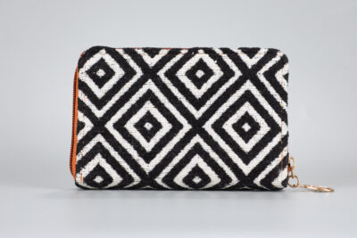 Vintage Black Diamonds Mini Wallet