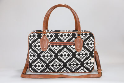 Vintage Charcoal Hues Travel Bag