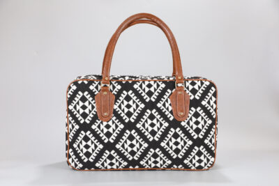 Vintage Charcoal Hues Travel Bag