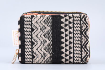 Vintage Abstract Mini Flap Wallet