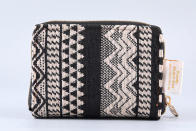 Vintage Abstract Mini Flap Wallet