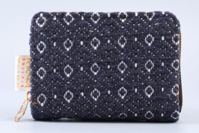 Vintage Blue Diamond Mini Flap Wallet