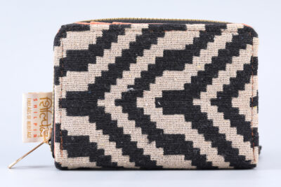 Vintage Zigzag Mini Flap Wallet