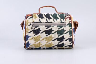 Vintage Bolt Mosaic Duffle Sling Bag