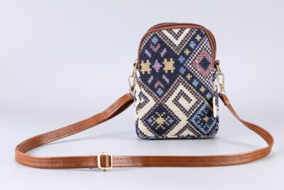 Vintage Indigo Flok Mobile Sling Bag