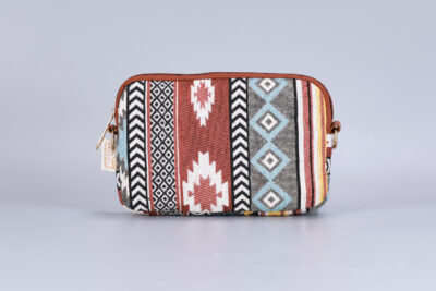 Vintage Brown Stripes Side Swipe Sling